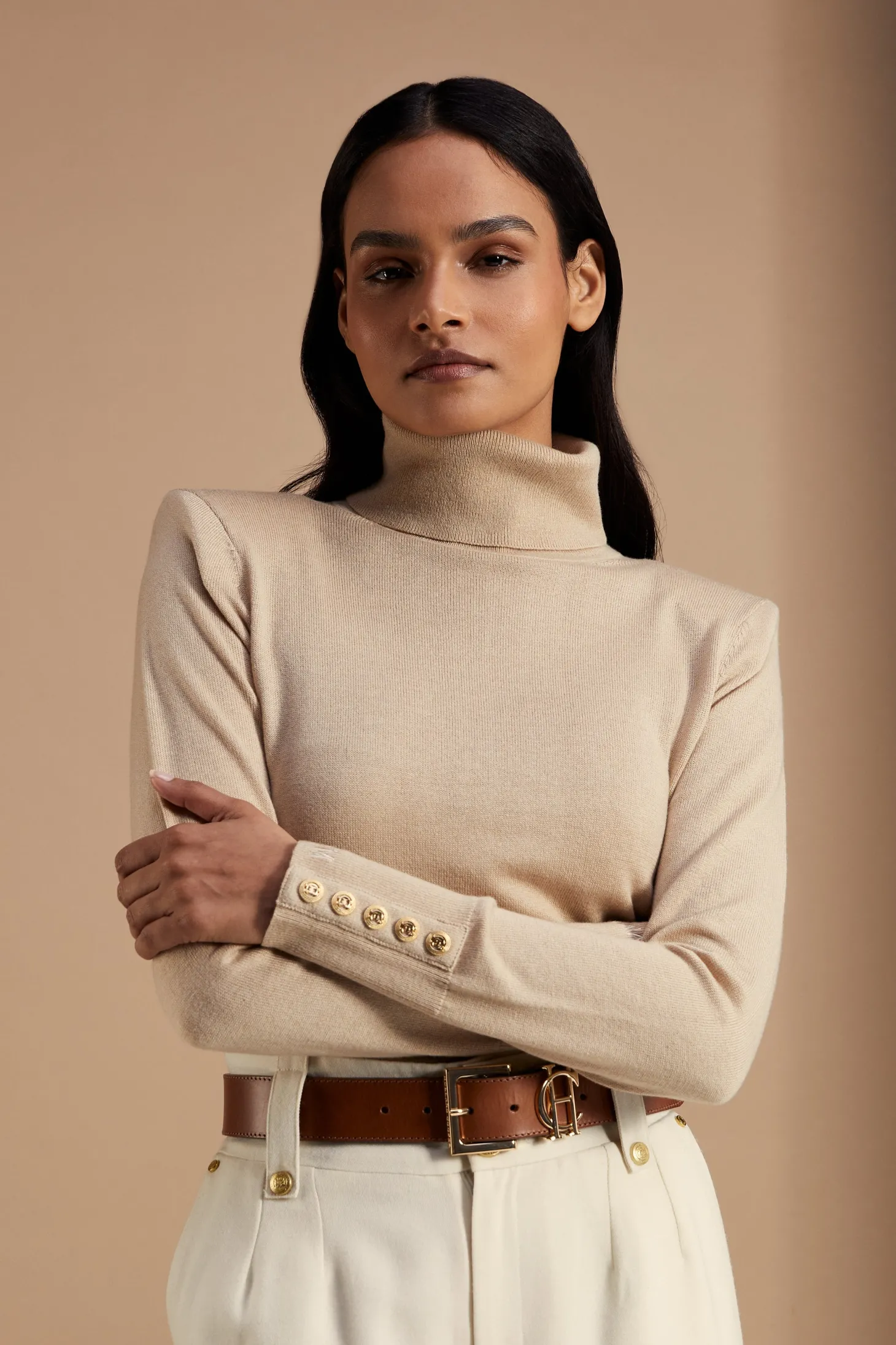 Women Holland Cooper Knitwear | Victoria Cashmere Roll Neck